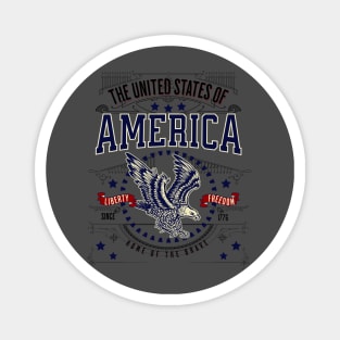 UNITED STATES OF AMERICA - EAGLE T-SHIRT Magnet